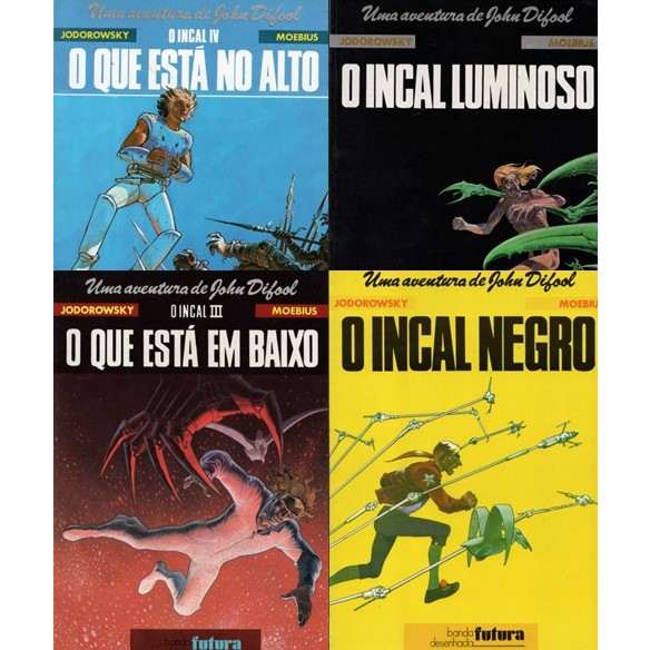 O Incal - Lote com as 4 edições completa da Editora Futura | Shopee Brasil