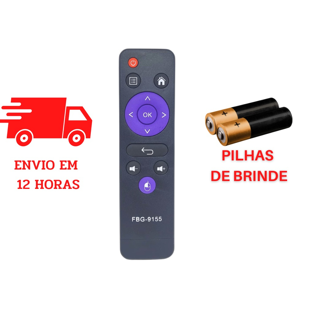 Controle remoto Para TV box A96X 4K Ultra HD / H96 Max 4K Ultra HD / Uau 4K Ultra HD / H96 Mini