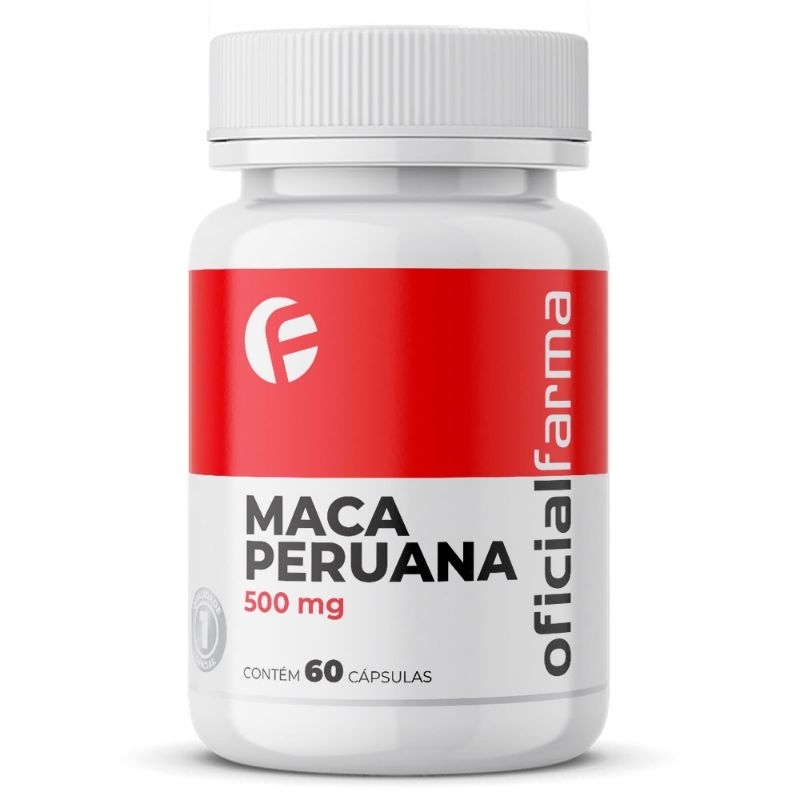 Maca Peruana 500mg 60 cápsulas - Oficial Farma