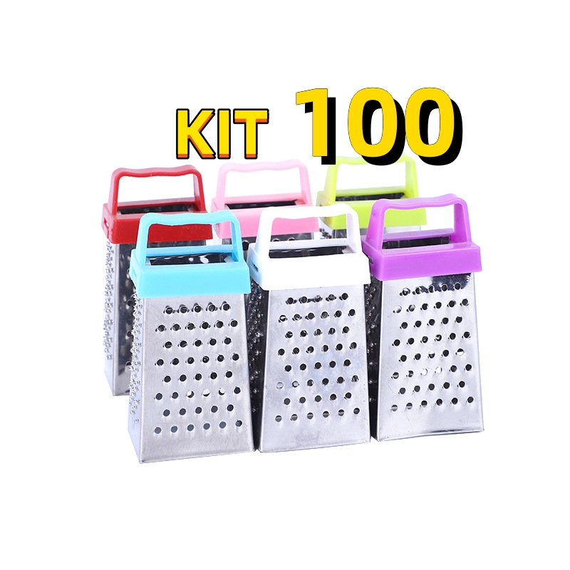 Kit 100 Mini Ralador Inox Com Ima Ralador Multifuncional Mini Ralador ...