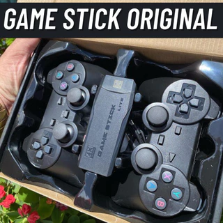 Videogame Stick 4K 64gb 2 Controles Sem Fio Console Portatil Jogos Retro Antigo