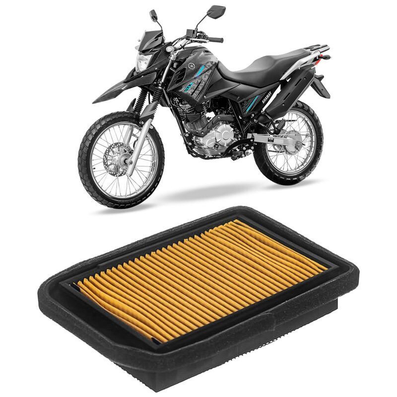 Filtro De Ar Moto Yamaha Fazer Xtz Crosser Factor