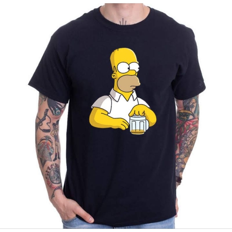 Camisa Personalizada Do Homer Simpson Shopee Brasil 0880