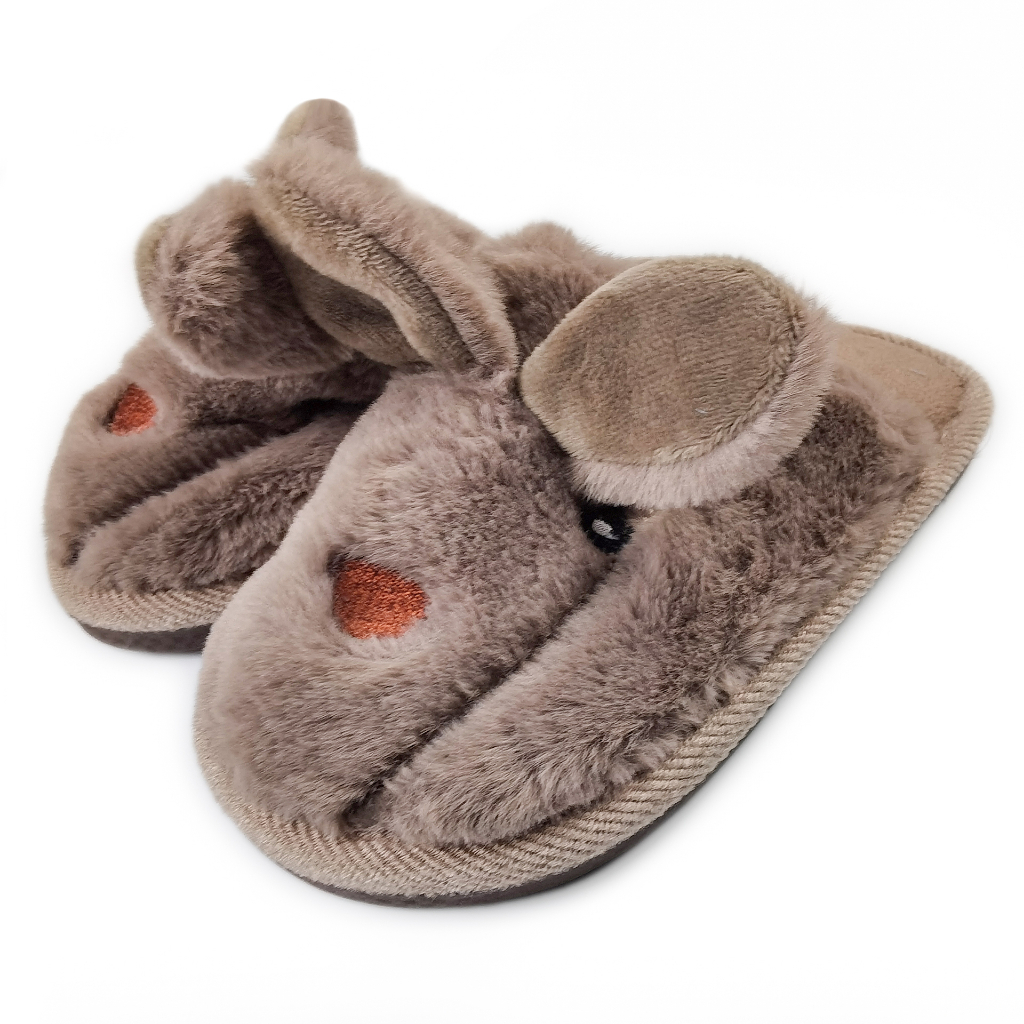 Pantufa De Casa Infantil Menino Menina Pelúcia Confortável Inverno