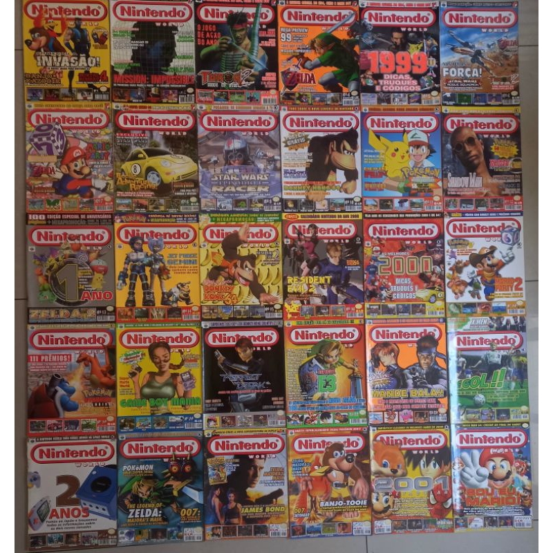 Revistas Nintendo World Colecionáveis