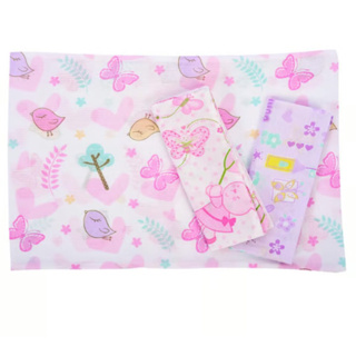 kit Com 3 Fronhas Estampadas Minasrey enxoval completo