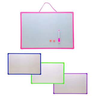 Lousa Quadro Branco Magnético Moldura Apagável 20x30/25x35