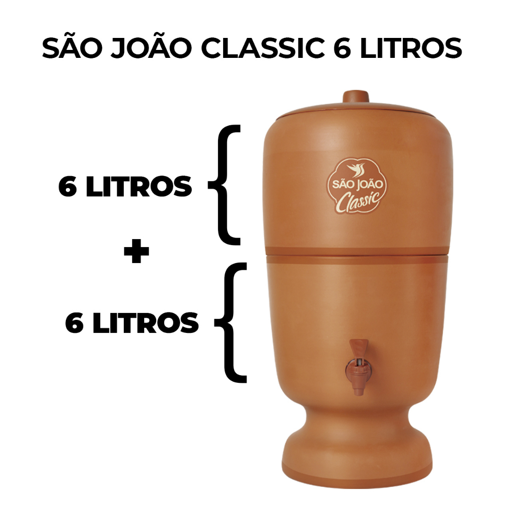 Filtro de Barro São João Classic 6l: Onde Comprar | BuscaProdutos