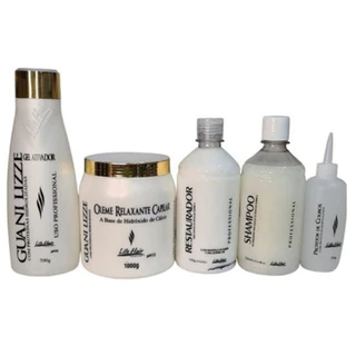 Relaxamento Life Hair Kit Relaxante Guanidina Hidróxido De Cálcio 1kg