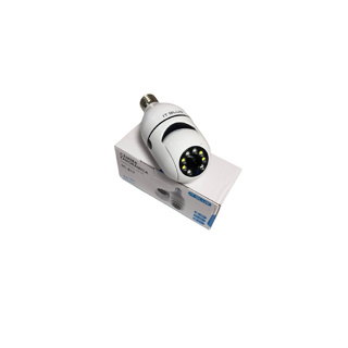 Lâmpada Câmera IP WIFI panorâmica espiã com visão noturna e iluminação LED - IT-BLUE SC-B17