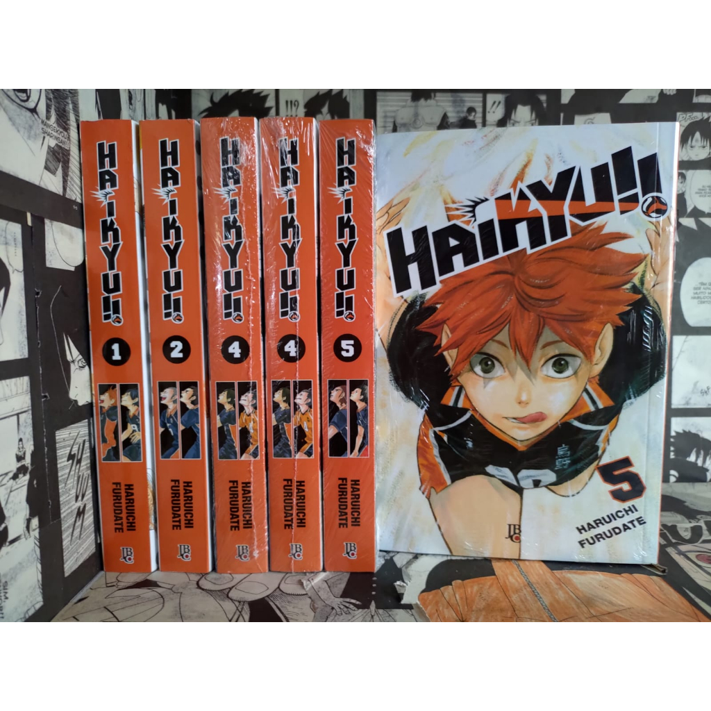 MANGA HAIKYUU! JBC EDIÇÃO BIG COMPLETE SUA COLEÇAO haikyuu
