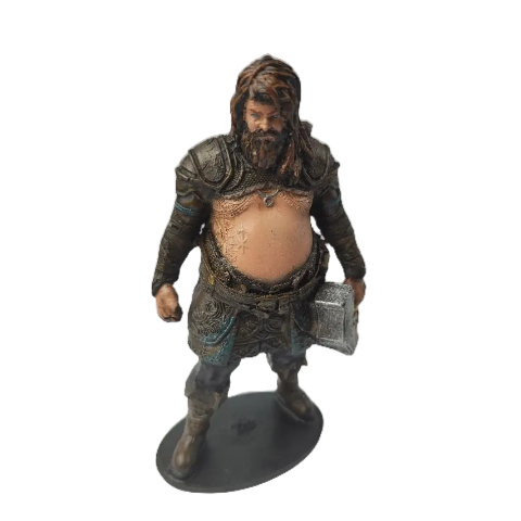 Boneco Thor God of War Ragnarok Colecionavel Estátua de Resina