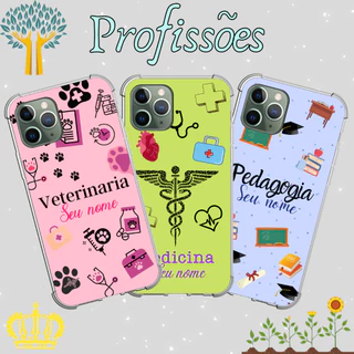 Capinha personalizada para TODAS as profissões para todos os aparelhos Samsung/ Iphone/ Motorola/ Xiaomi/ LG