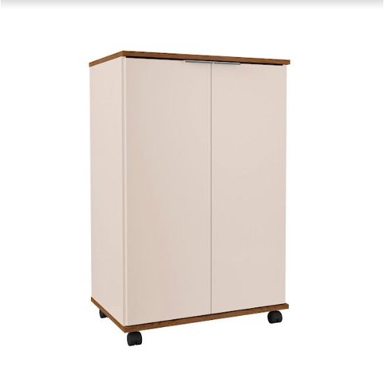 O Armário Multiuso Sapateira para Escritório/Cozinha/Lavanderia 2 Portas Pratic
