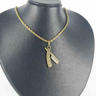 Colar Retrô Barbeiro Barbeira Navalha Fashion Masculino Feminino