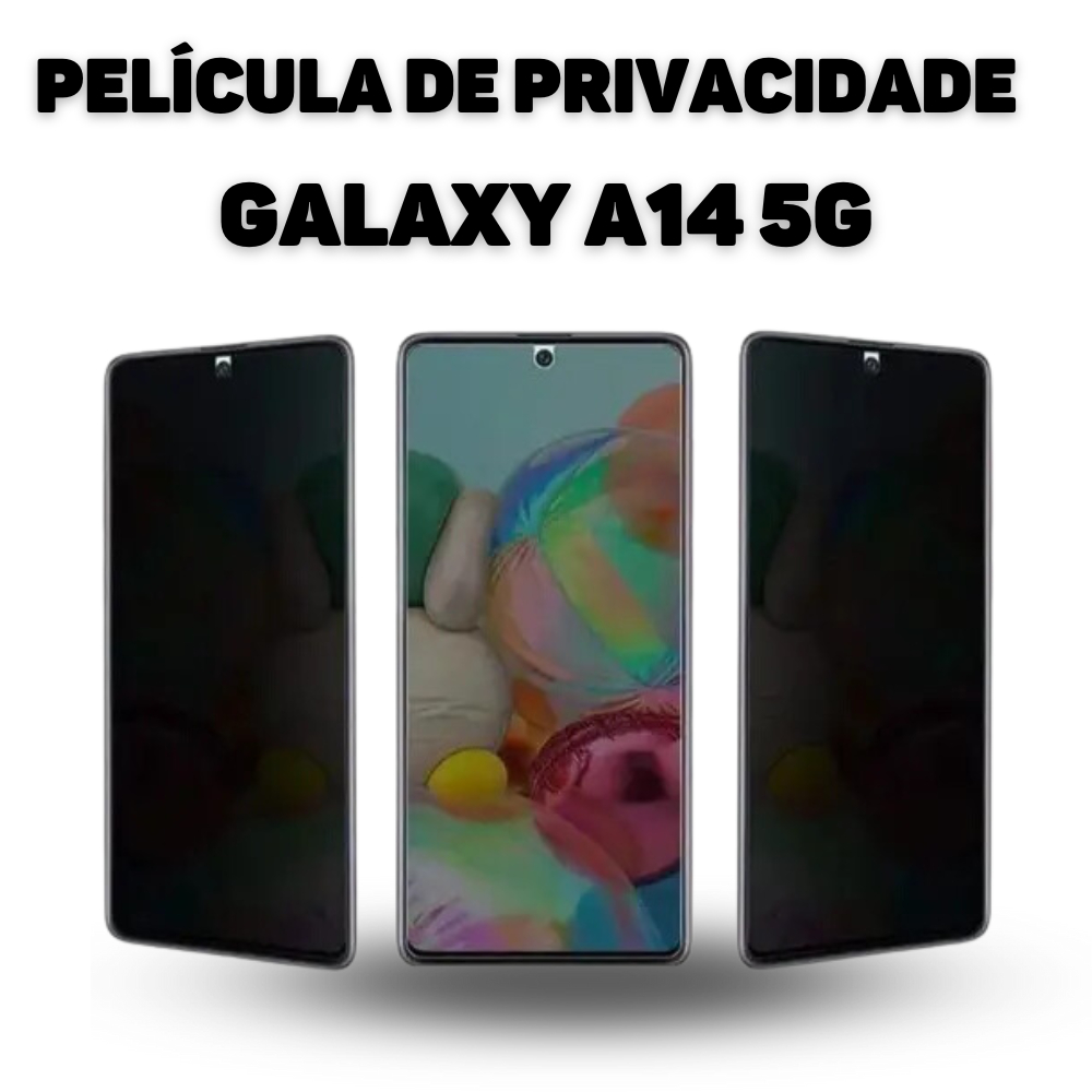 Película De Privacidade Vidro 3D Galaxy A14 4G / A14 5G