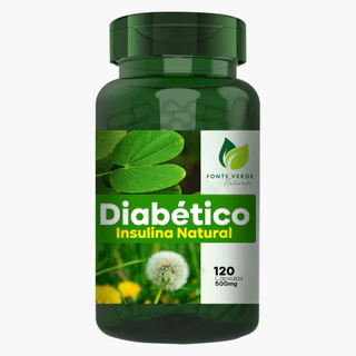Insulina Natural 500MG 120 Capsulas Fonte Verde