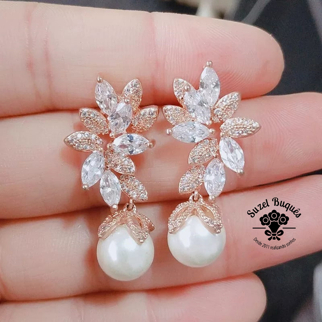 Brinco Rosé Festa Noivas Casamentos Debutantes