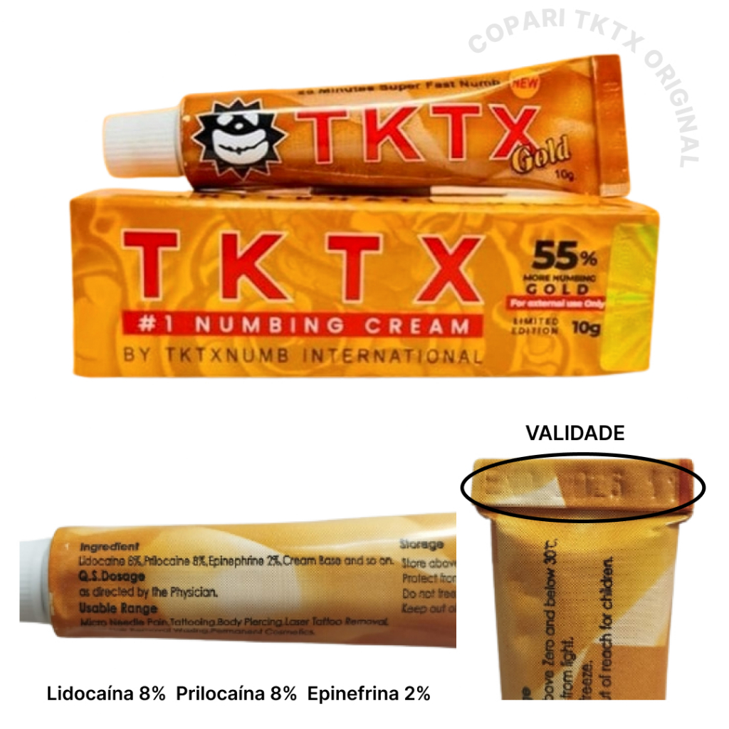Tatuagem Maquiagem Pomada TKTX Original