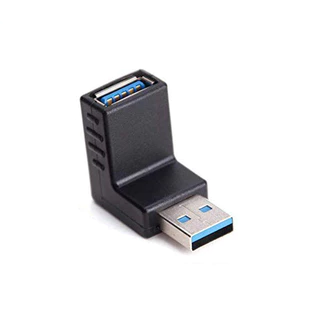 Adaptador Usb P/ Cima L 90 Graus Ângulo Fêmea Cabo Pendrive