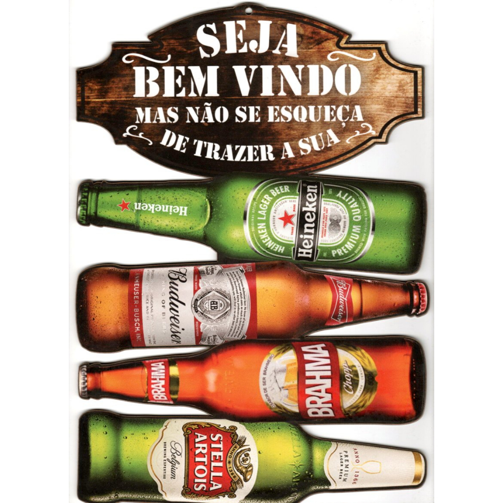 Placa De Parede Decoração Área Gourmet Cantinho do Churrasco Frases Bebidas