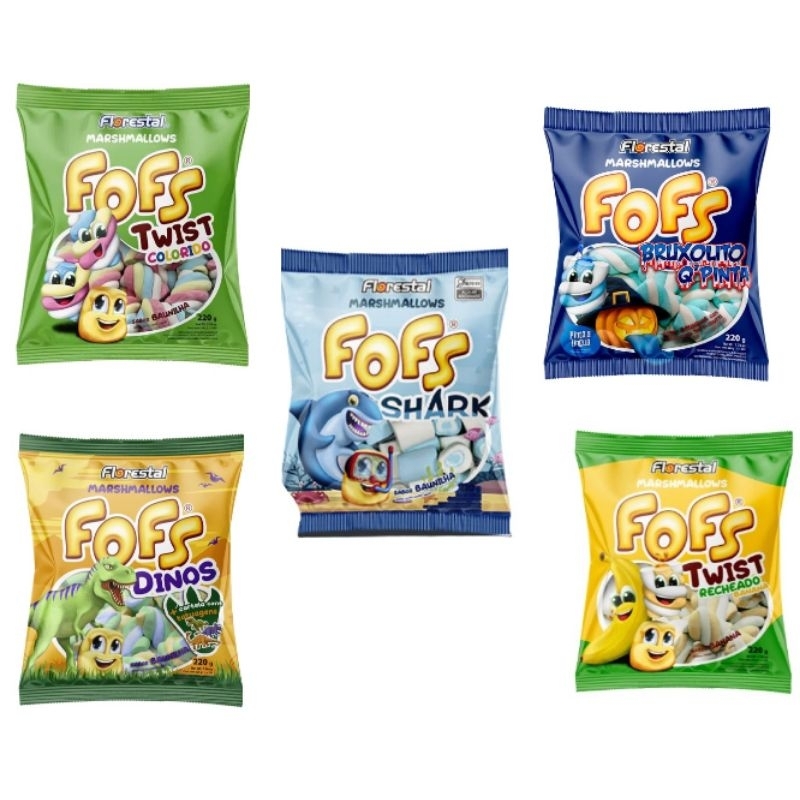 Marshmallow Fofs Sabores 220g. | Shopee Brasil