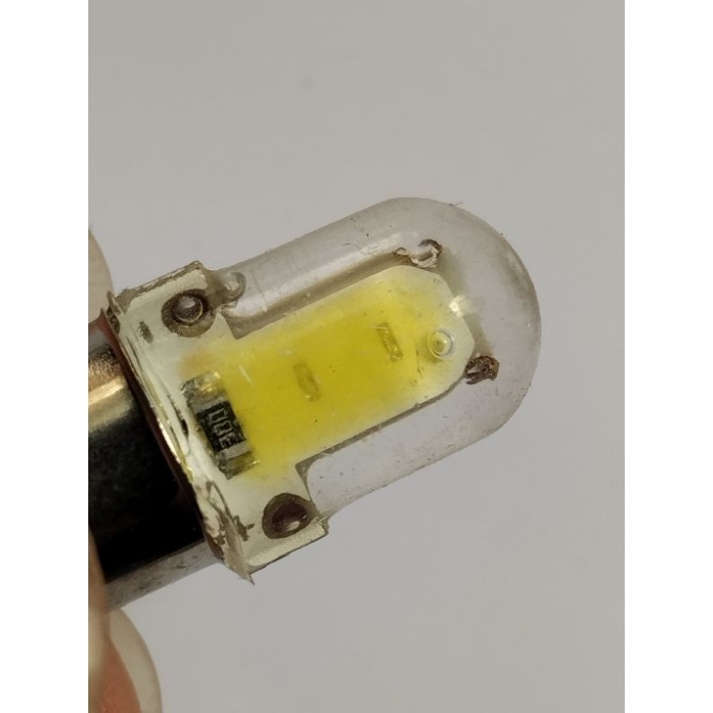 kit com 2 / 4 / 6 ou 8 Lâmpadas Base 69 Ba9s 2 led cob siliconada prova d´agua