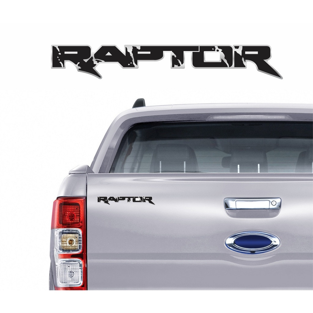 Emblema Resinado Raptor Tampa Traseira Ranger todas Preto | Shopee Brasil