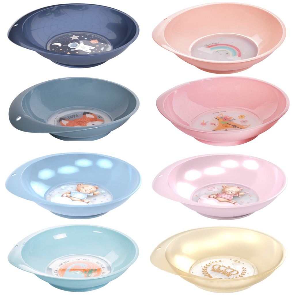 Prato Infantil Fundo BPA Free 750ml Criança Bebe Plasutil