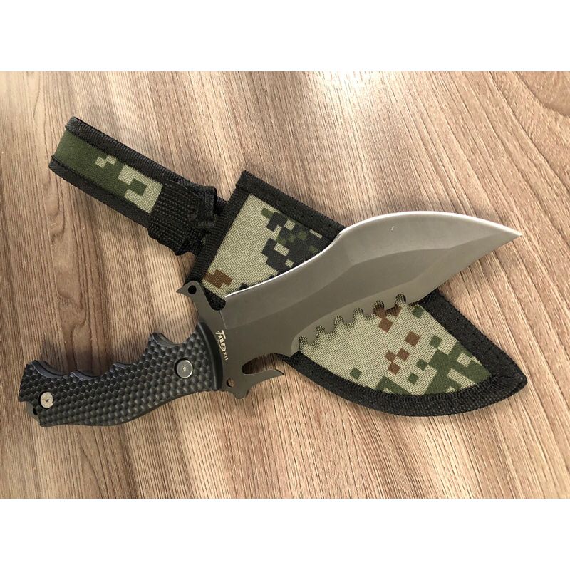 Faca Tática Hunting Gray Tracker FullTang CS GO | Shopee Brasil