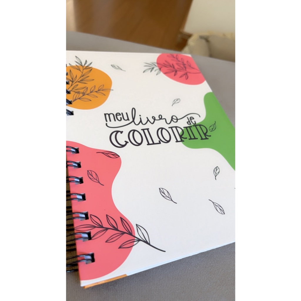 Caderno de Colorir Adulto Anti-stress