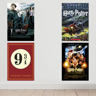 Kit 10 Poster Cartaz Placa Decorativa Filme Harry Potter mdf