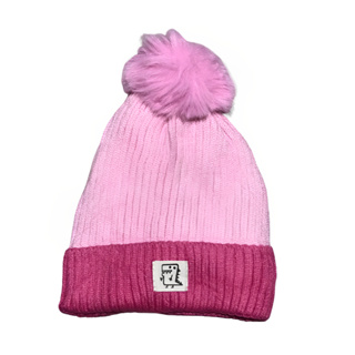 Touca Gorro De Pompom Infantil Criança Frio Fofinha Gatinho - Rosa