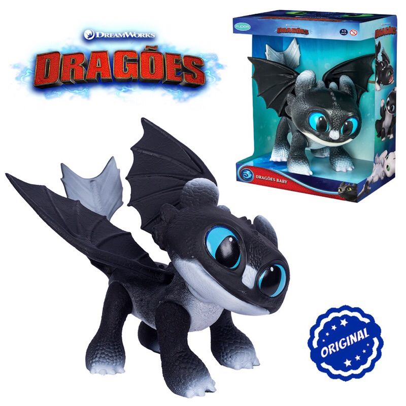 Novo Boneco Dusk Como Treinar O Seu Dragão Baby Dragões