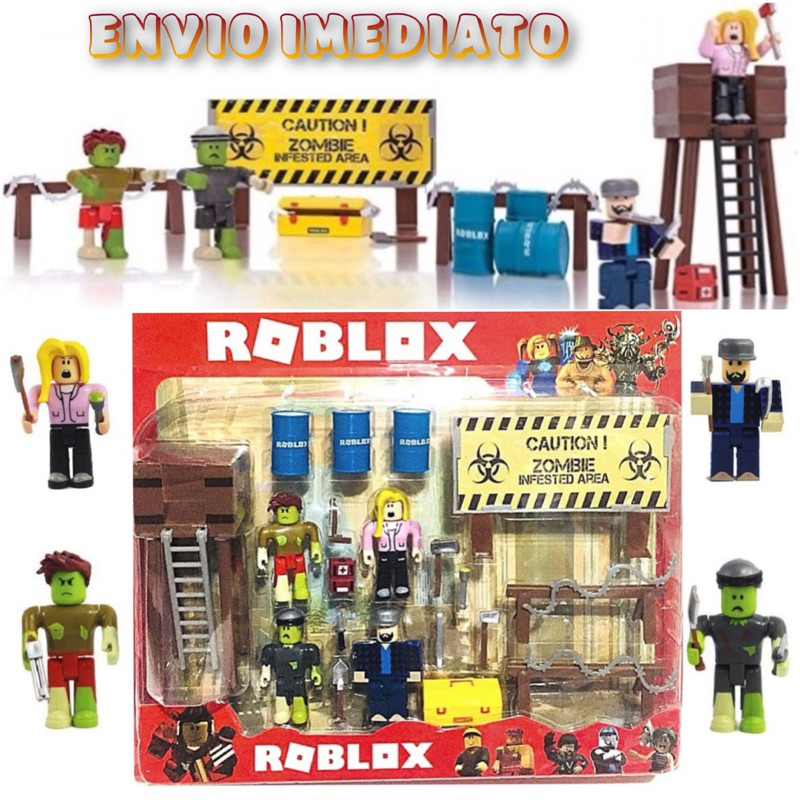 Kit Roblox 16 Bonecos Articulados Cartela grande Lego 8 cm Kit completo  Linha premium Lançamento Envio Imediato em Promoção na Americanas