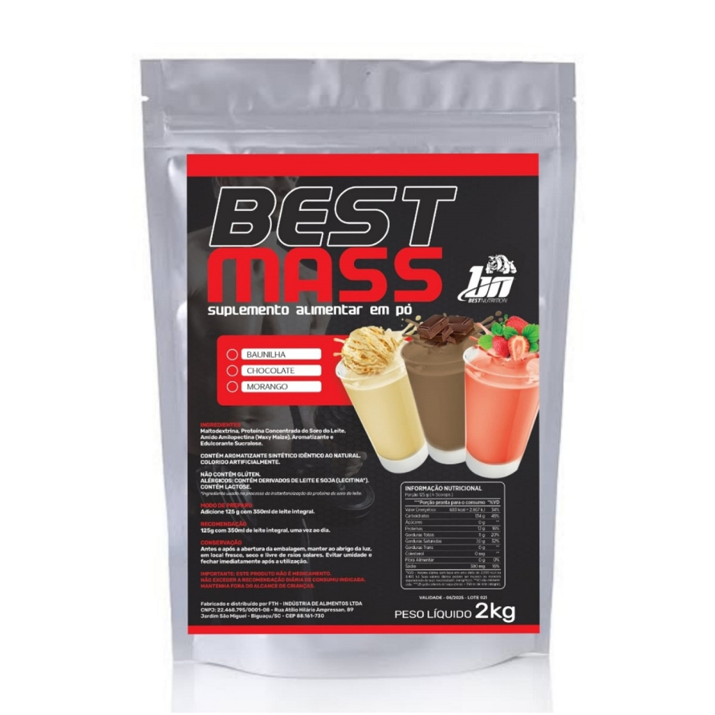 Mass Contem Whey Protein Concentrado Hiper – 2kgs Best