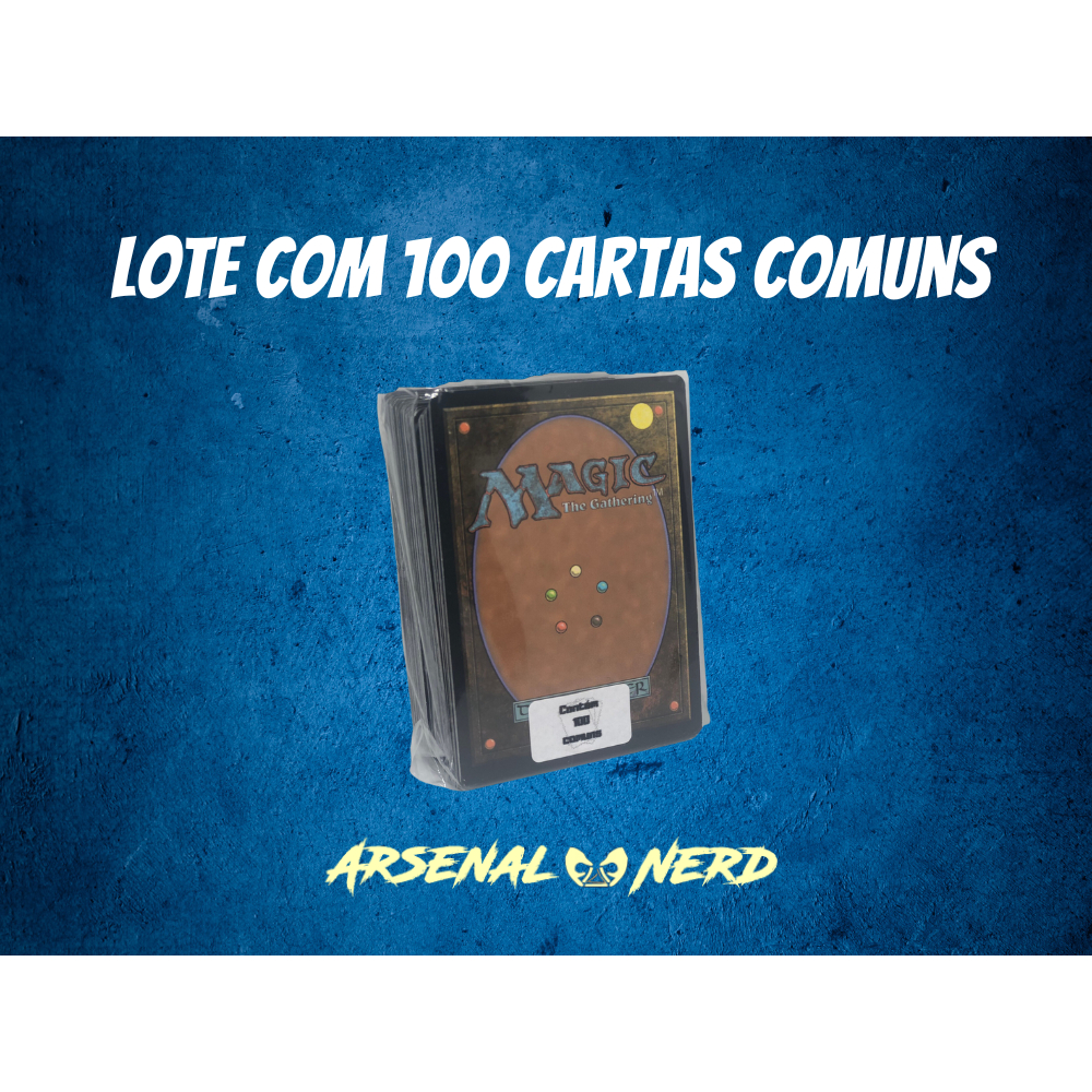 Magic the gathering lote bulk cartas comuns - 100 cartas