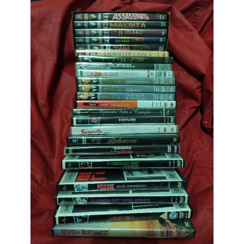 dvds filmes Alfred Hitchcock avulsos e coleções