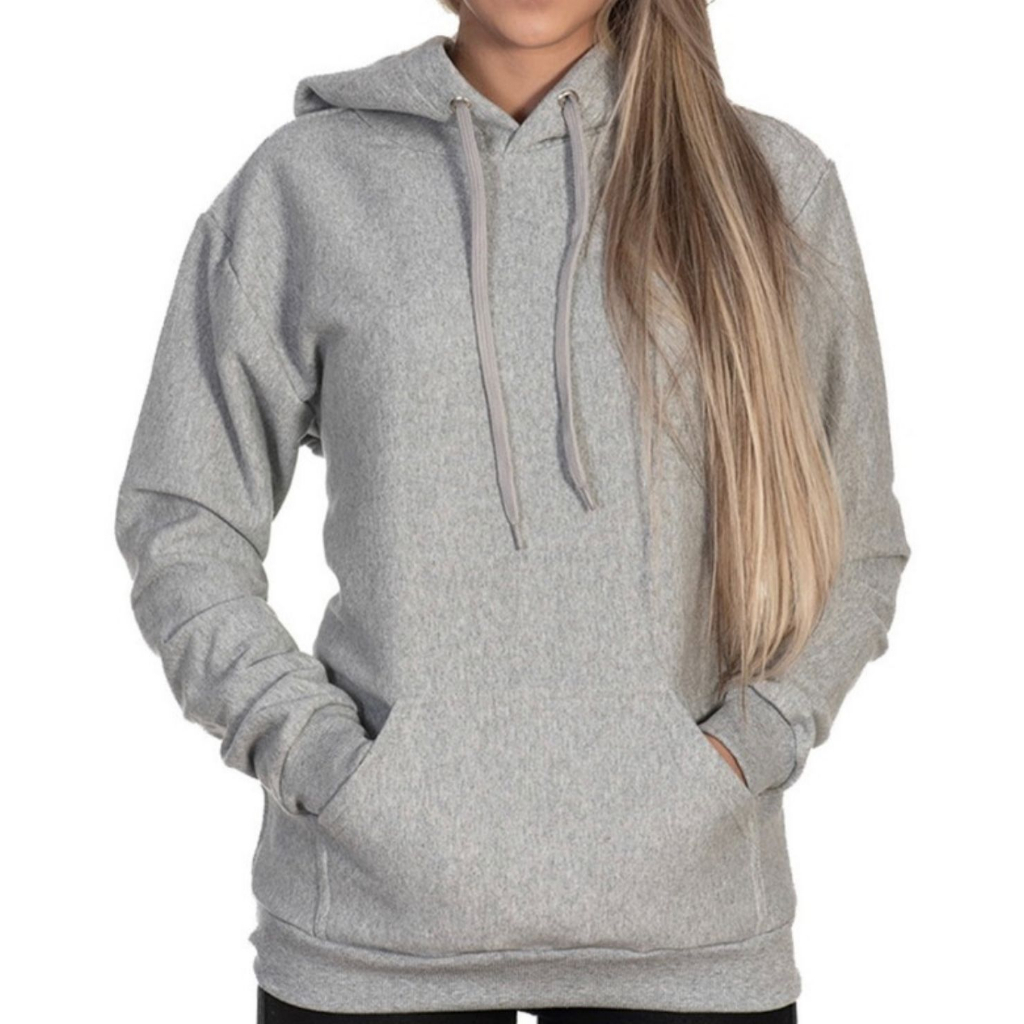 Moletom Feminina Blusa Flanelada Com Capuz | Shopee Brasil