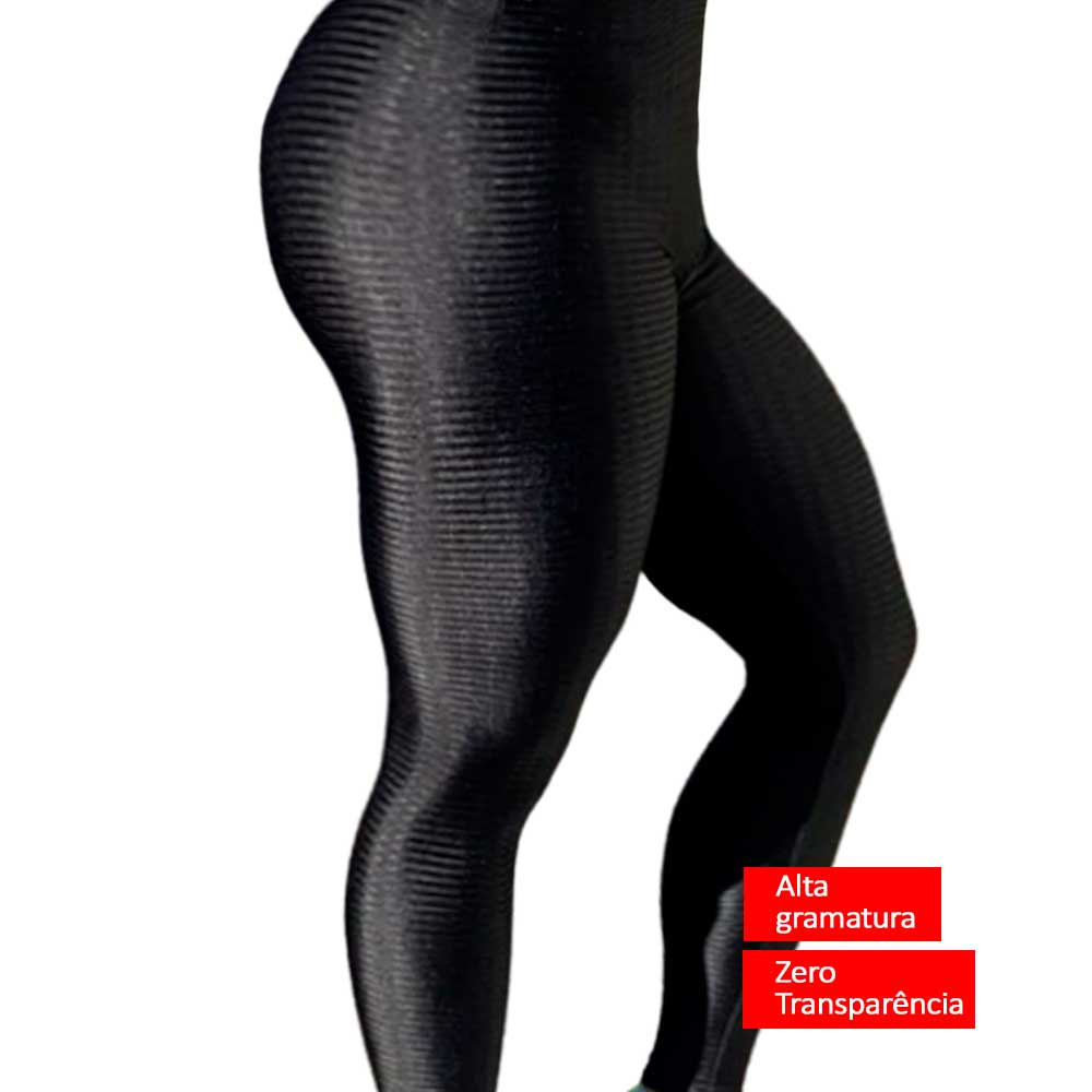 Calça Legging Academia Zero Transparência