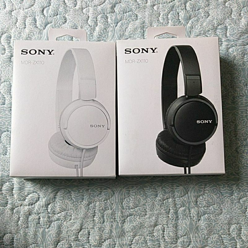 Fone com fio headphone Sony MDX-ZX110