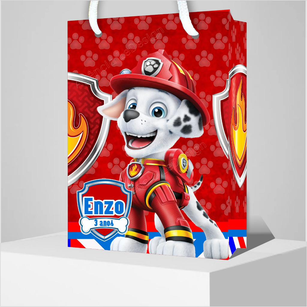 Sacolinha Surpresa Patrulha Canina Marshal