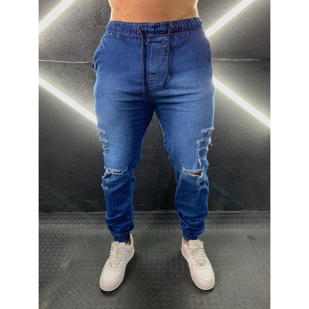 Calça moletom hot sale apertada