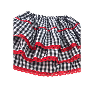 Saia Festa Junina Caipira Adulto Xadrez Shopee Brasil