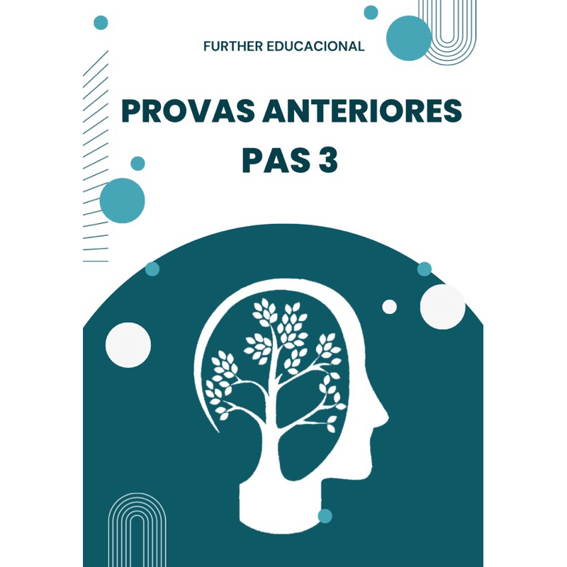 PROVAS ANTERIORES- Estudo Dirigido PAS 3 (2006-2022) | Shopee Brasil