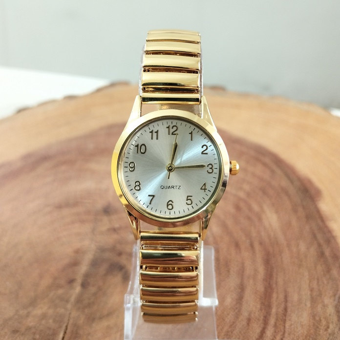 Relógio de pulso Feminino Ponteiro Quartz Mini Pulseira Elástica ...
