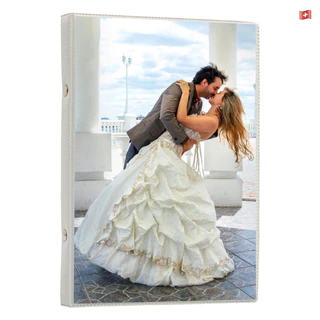 ALBUM FOTOGRÁFICO 15X21 COM VISOR NA CAPA PERSONALIZA O CASAMENTO ANIVERSÁRIO em Oferta na Shopee