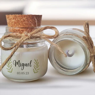 Vela batizado Aromática lembrancinha aniversario maternidade kit com 20 unidades