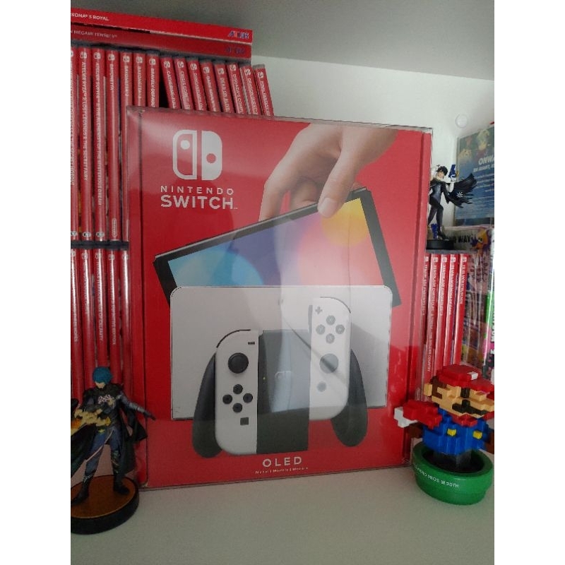 Nintendo Switch Oled Americano 64GB + 400GB Impecável | Shopee Brasil