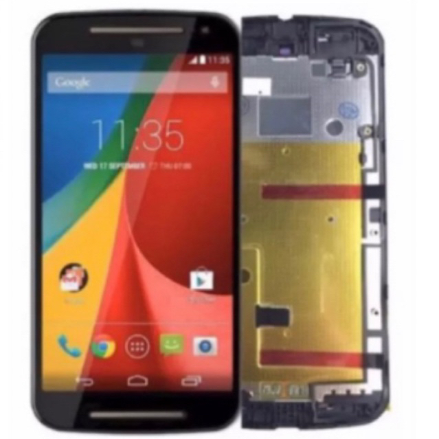 Tela Tourch LCD Display Moto G2 com aro, Motorola xt1068, xt1069 c/Aro